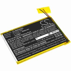 Barnes & Noble BNTV450 Tablet Battery 3.7V 2600mAh Li-Poly BNR460SL