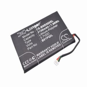 Barnes & Noble BNRV500 E-book E-reader Battery 3.7V 2150mAh Li-Poly BNR500SL