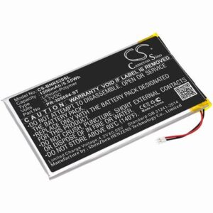 Barnes & Noble BNRV520 E-book E-reader Battery 3.7V 1500mAh Li-Poly BNR520SL