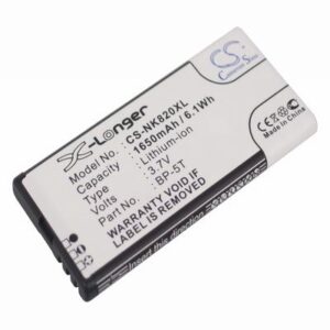 Nokia Arrow Mobile Phone Battery 3.7V 1650mAh Li-Ion NK820XL